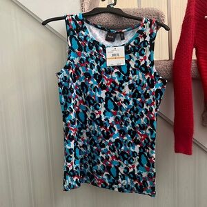 Colorful Cheetah Print Tank Top
